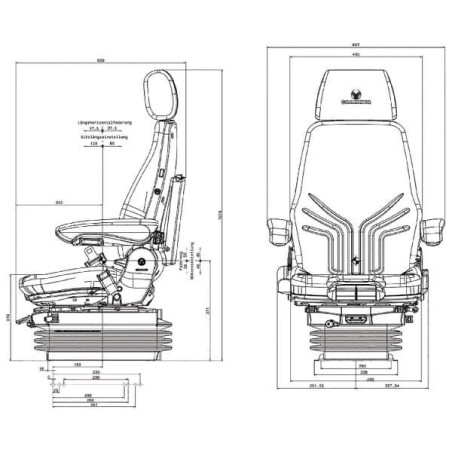 Siedzenie Actimo XL 24V