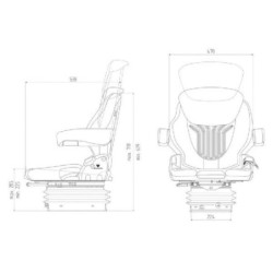 Siedzenie Compacto Comfort M