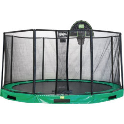 Trampoline-basket and ball