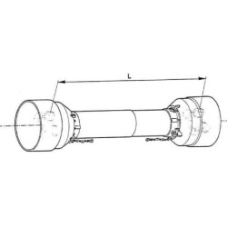 Osłona kompletna T20 - V20 L-2200 mm