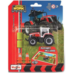 Zestaw do zabawy w farmę, mały miniatura Massey Ferguson