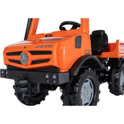 Traktor z napędem na pedały, Mercedes Benz, pojazd serwisowy Unimog, pomarańczowy, od 3 roku życia, rollyUnimog  Rolly Toys