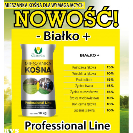 Nasiona Traw Mieszanka Białko+ 10kg