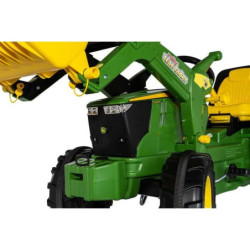 Traktor z napędem na pedały, John Deere 7310R z ładowaczem czołowym