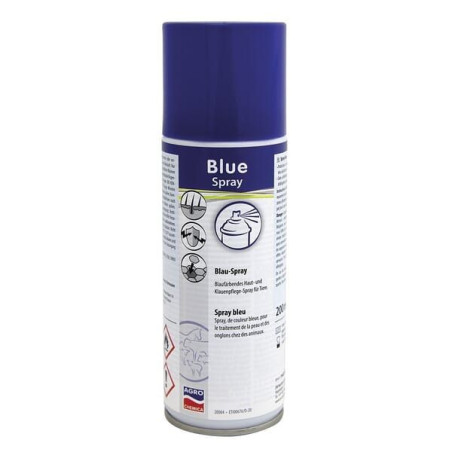 Spray do pielęgnacji skóry i racic Blue Spray 200 ml