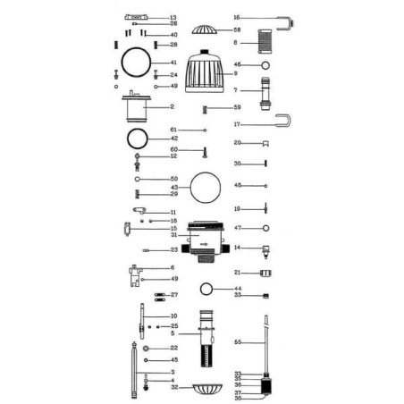 Cylinder dozownika kpl. Mix.3.5 z uszczelką 5% PO