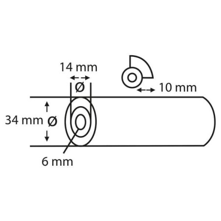 Paint roller IV star, foam SF Rounded 11cm  (2x)