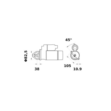 Rozrusznik 12V 3.0kW Z-11 Mahle