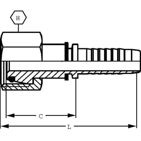 Końcówka DN20-M42x2.0-30S