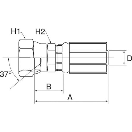 "Końcówka DN16-7/8"" JIC"