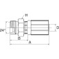 Końcówka DN16-M26x1,5-18L