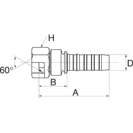 "Końcówka DN20-3/4"" BSP"