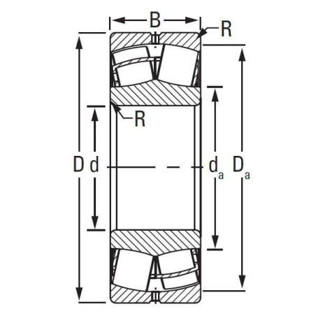 Łożysko baryłkowe samonastawne 80x140.0 mmx33mm Timken