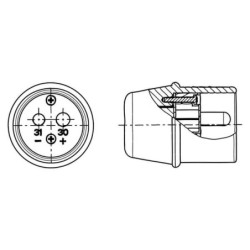 Wtyczka NATO 207A/70 mm²