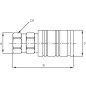 Szybkozłącze gniazdo 1/2 NPT gwint wewnętrzny