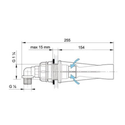 Mieszadło do opryskiwacza hydrauliczne 1.5 mm 90°