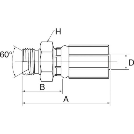 "Końcówka DN6-3/8"" BSPP"