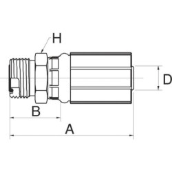 "Końcówka DN6-9/16"" ORFS"