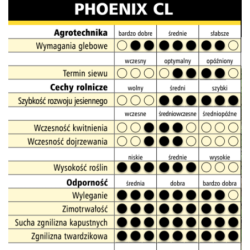 ID-258548 Rzepak ozimy PHOENIX F1 1,5 mln Rapool NPZ - nasiona