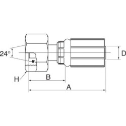 Końcówka DN6-M18x1.5