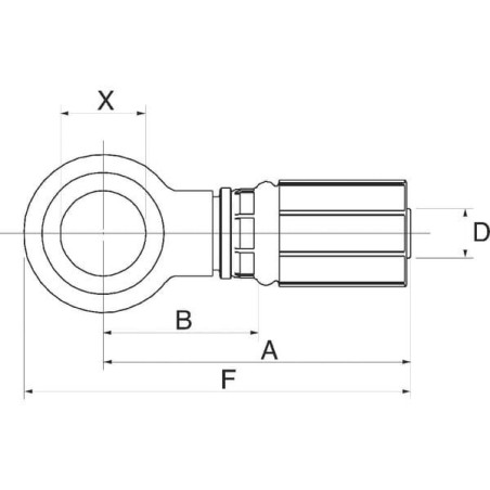 "Końcówka banjo DN6-1/4"" BSP"