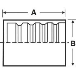 Tuleja Ø31,8x36.3mm DN10 ocynk Gates