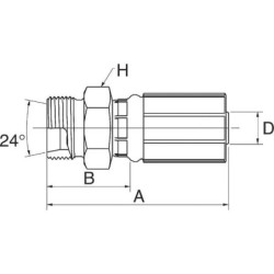 Końcówka DN10-M18x1.5-12L