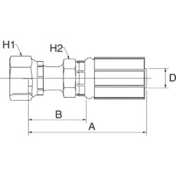 "Końcówka DN10-11/16"" ORFS"