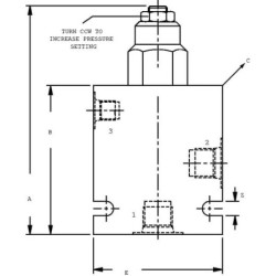 Zawór zwrotny valve 1X CB10HV