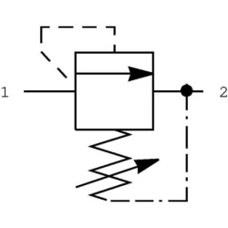 "Zawór ograniczający ciśnienie A06 E C 1/4"" BSP"