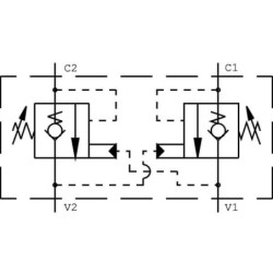 Zawór zwrotny 2X CP4411B0EA451 A12 3/4