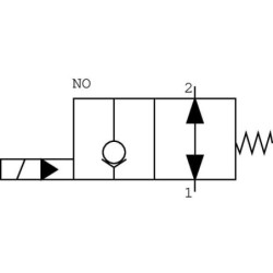 "Zawór 2/2 3B0-NC-12VDC 1"""