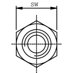 "Złącze proste gwint zewnętrzny BSP V4A, 3/8"""