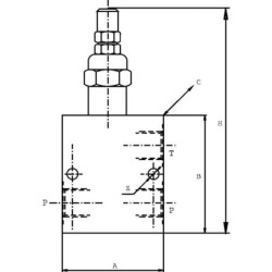 Zawór ograniczający ciśnienie FPM D 40 CB P 3/8 05