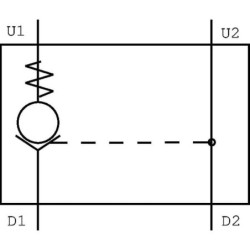 Zawór zwrotny sterowany FPD 3/4 5 1R G