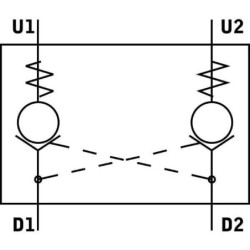 Zawór zwrotny sterowany FPD 3/8 5 G