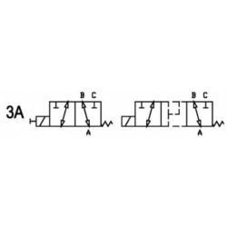 Zawór 3/2 24VDC FP-D1-3-E-G3/8-3A-I-B-A