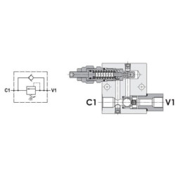 Ciśn. zawór sekwencyjny 3/8