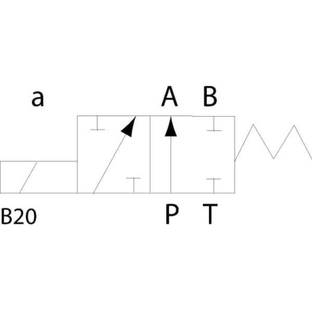 Elektrozawór Cetop 03 - NG6 4/2 B20 24V 350 bar Kramp