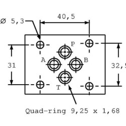 Elektrozawór Cetop 03 - NG6 4/2 SB2 320 bar Kramp