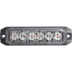 Lampa ostrzegawcza 6 LED białe