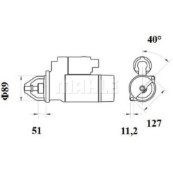 Rozrusznik 12V 4kW