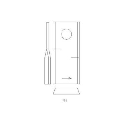 Nożyk kosiarki rotacyjnej lewy 106x49x3 mm otwór Ø 21 mm okrągły pasuje do Claas 25 szt.