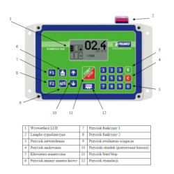 64652-KOM500 Aparat udojowy elektroniczny ze ściąganiem KOMPAS