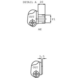 Rozdzielacz SD5/7-P(KG3-120)1-8 x 7AET