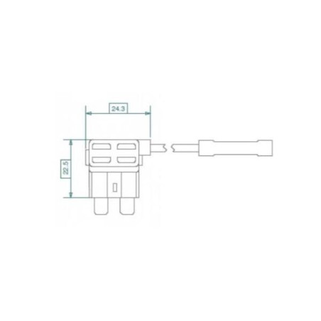 Split fuse holder