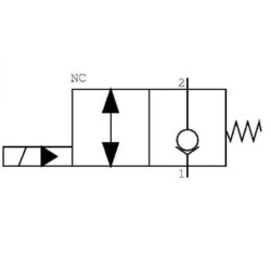 Zawór 2/2 SVP10NOR 12VDC A08