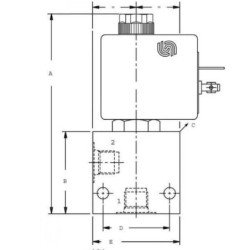 Zawór 2/2 SVP10NOR 12VDC A08