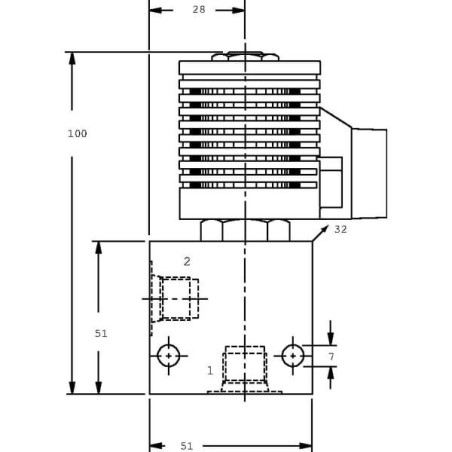 Zawór 2/2 SVP08CDB 12VDC A06