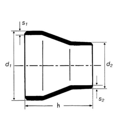 Zwężka redukcyjna 114.3x101.6mm